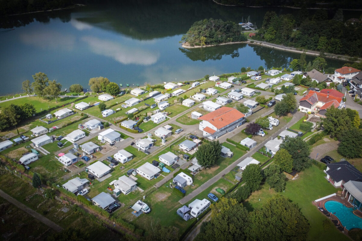 Campingplatz von oben